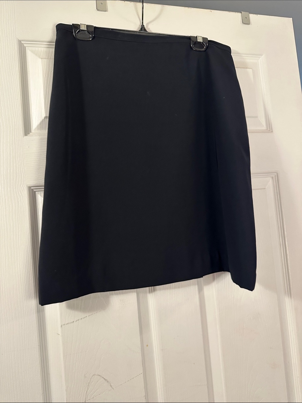 Vintage George Black  Midi A-Line Skirt